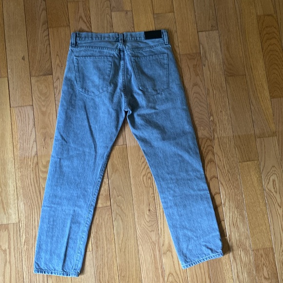 Goldsign The Relaxed Straight Mid-Rise Milton Grey Jeans Size 25 - Picture 6 of 7